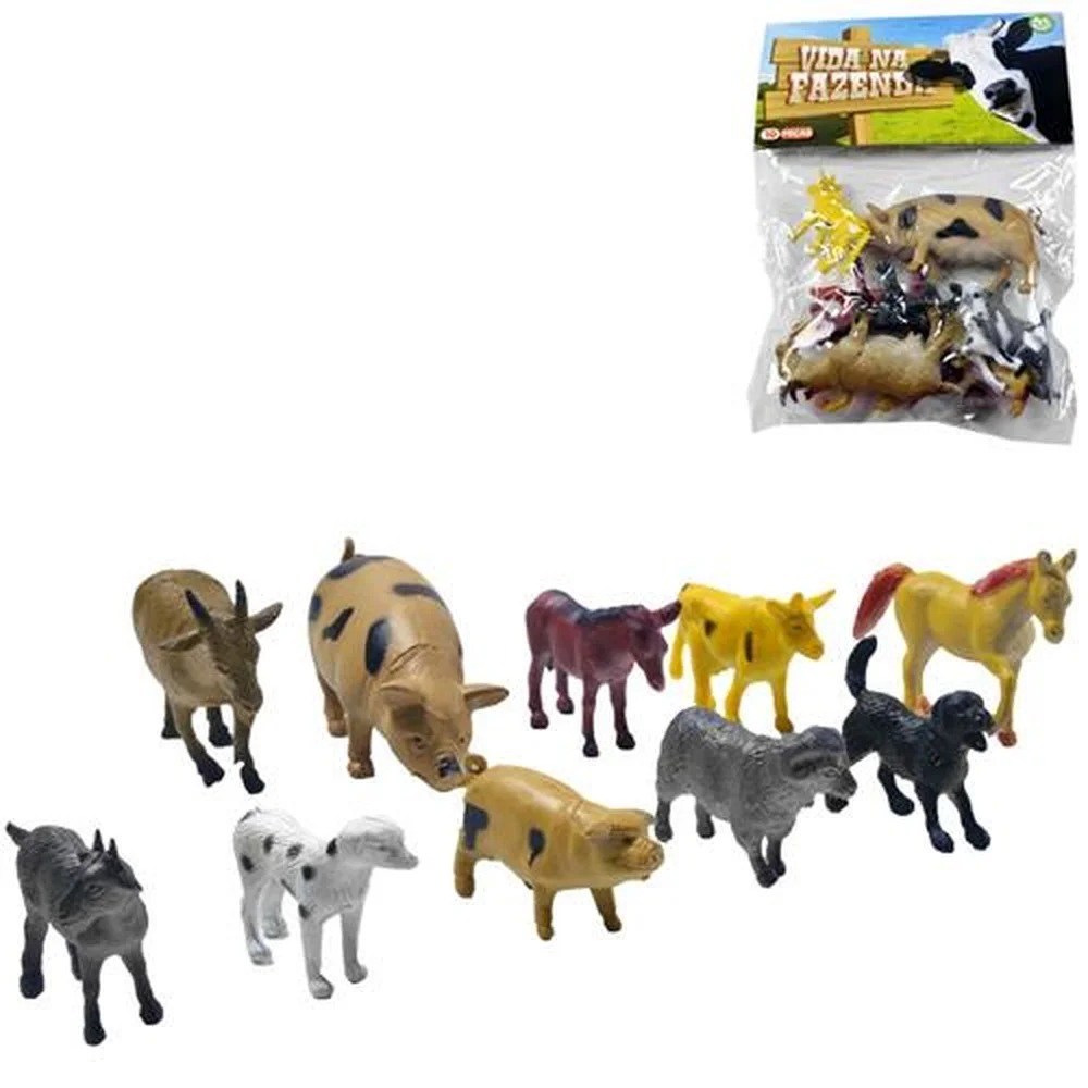 ANIMAIS FAZENDA 10P�S